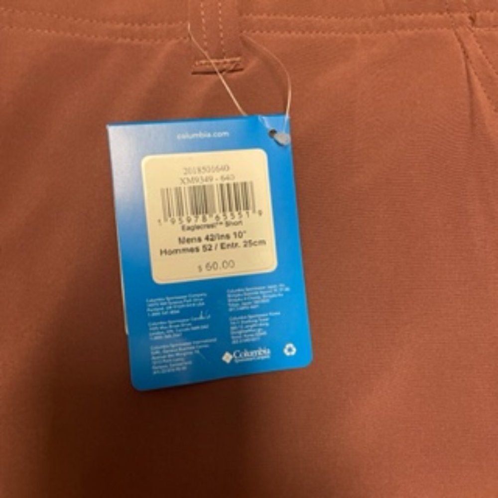 Columbia Men's Eaglecrest Shorts, 42 Waist, 10" - Picture 4 of 4